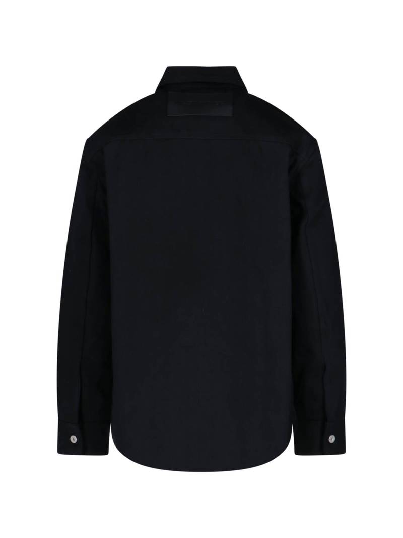 Jil Sander Denim Shirt Jacket - Black | Garmentory