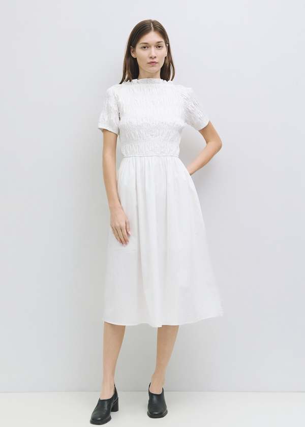 all : row Roland Shirred Dress | Garmentory