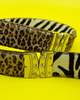 TAKAHIROMIYASHITA The Soloist. White Zebra & Brown Leopard Multiplex Belt - Thumbnail 2