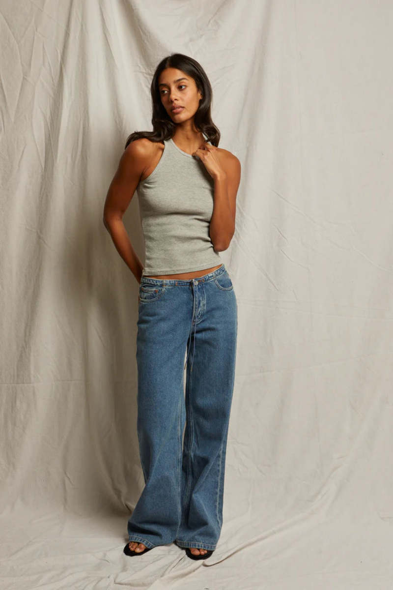 Perfect White Tee Kravitz Fine Rib Tank