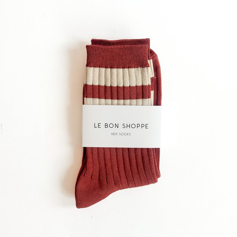 Le Bon Shoppe Her Varsity Socks Le Bon Shoppe Her Varsity Socks