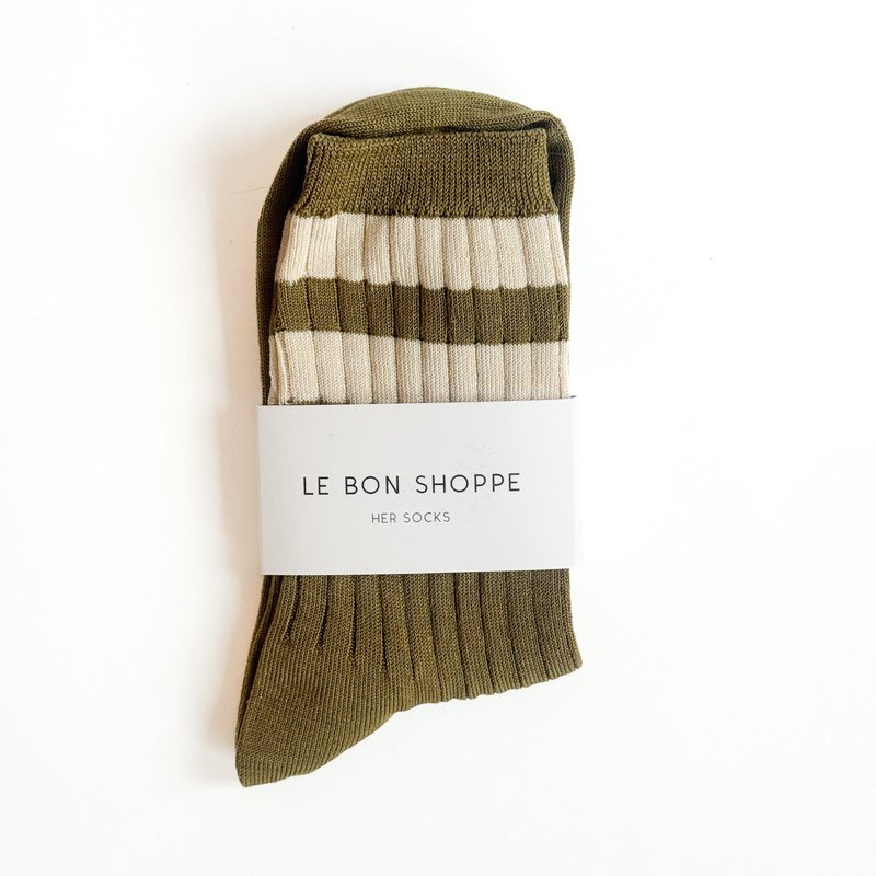 Le Bon Shoppe Her Varsity Socks Le Bon Shoppe Her Varsity Socks