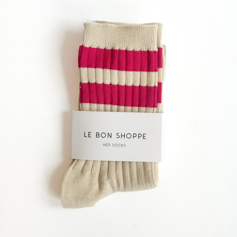Le Bon Shoppe Her Varsity Socks Le Bon Shoppe Her Varsity Socks