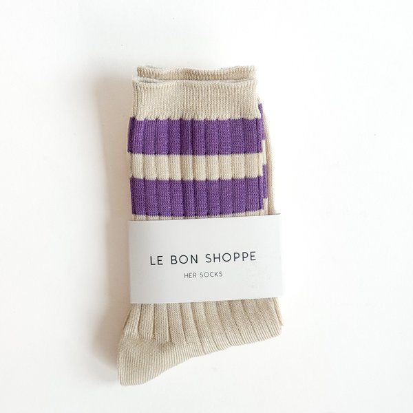 Le Bon Shoppe Her Varsity Socks Le Bon Shoppe Her Varsity Socks