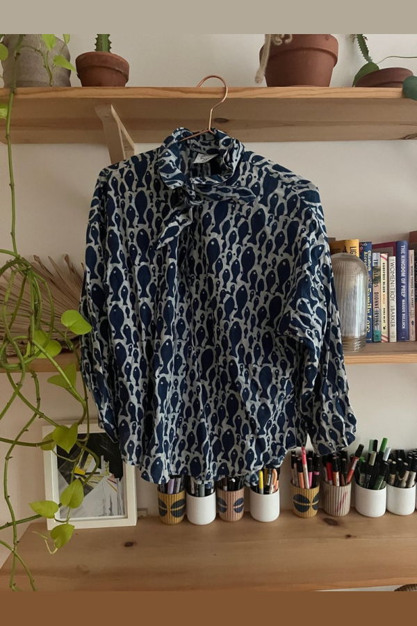 House Dress Zaha Tie Neck Top