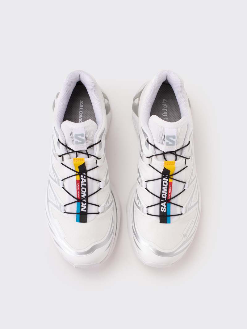 SALOMON XT-6 GORE-TEX Sneaker - White/White/FTW Silver SALOMON XT-6 GORE-TEX Sneaker - White/White/FTW Silver