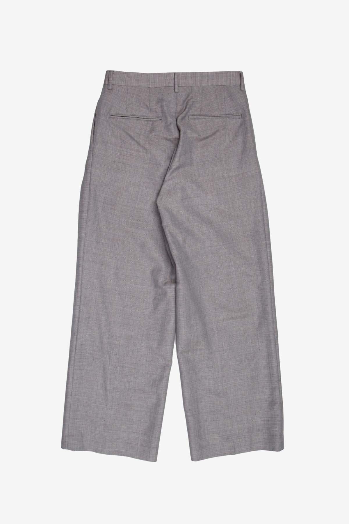 パンツ AURALEE TROPICAL WOOL KID MOHAIR SLACKS AURALEE Tropical Wool Kid Mohair One-tuck Slacks - BROWN