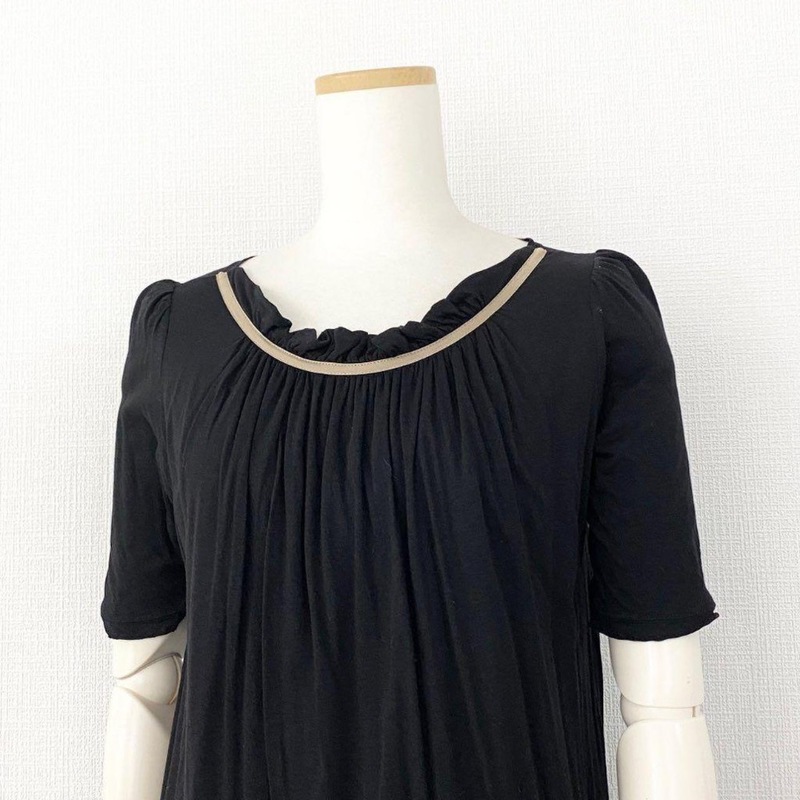 Marni Drop Waist Ruched Dress