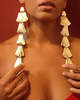 Dani Guirra Golden Maxi Dancing Earrings - Thumbnail 1