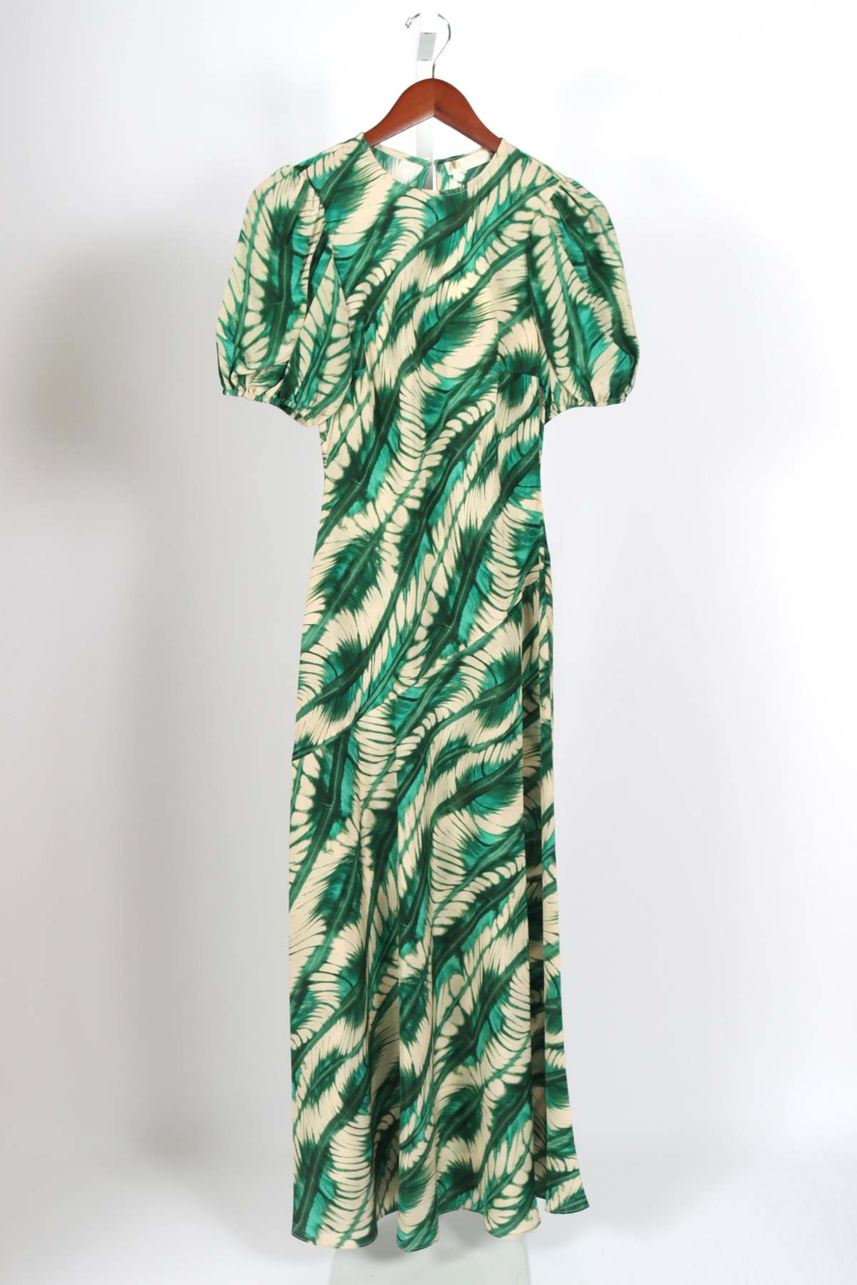 slim fit dress slacks Ulla Johnson Darya Drop Waist Midi Dress Lichen main image 1