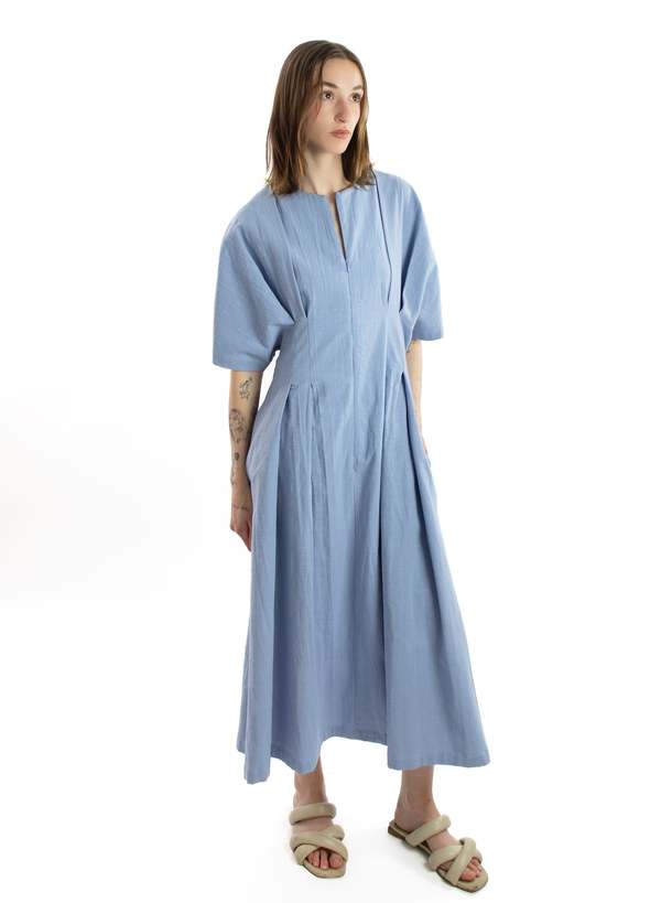 Meg Texada Dress - Periwinkle Blue