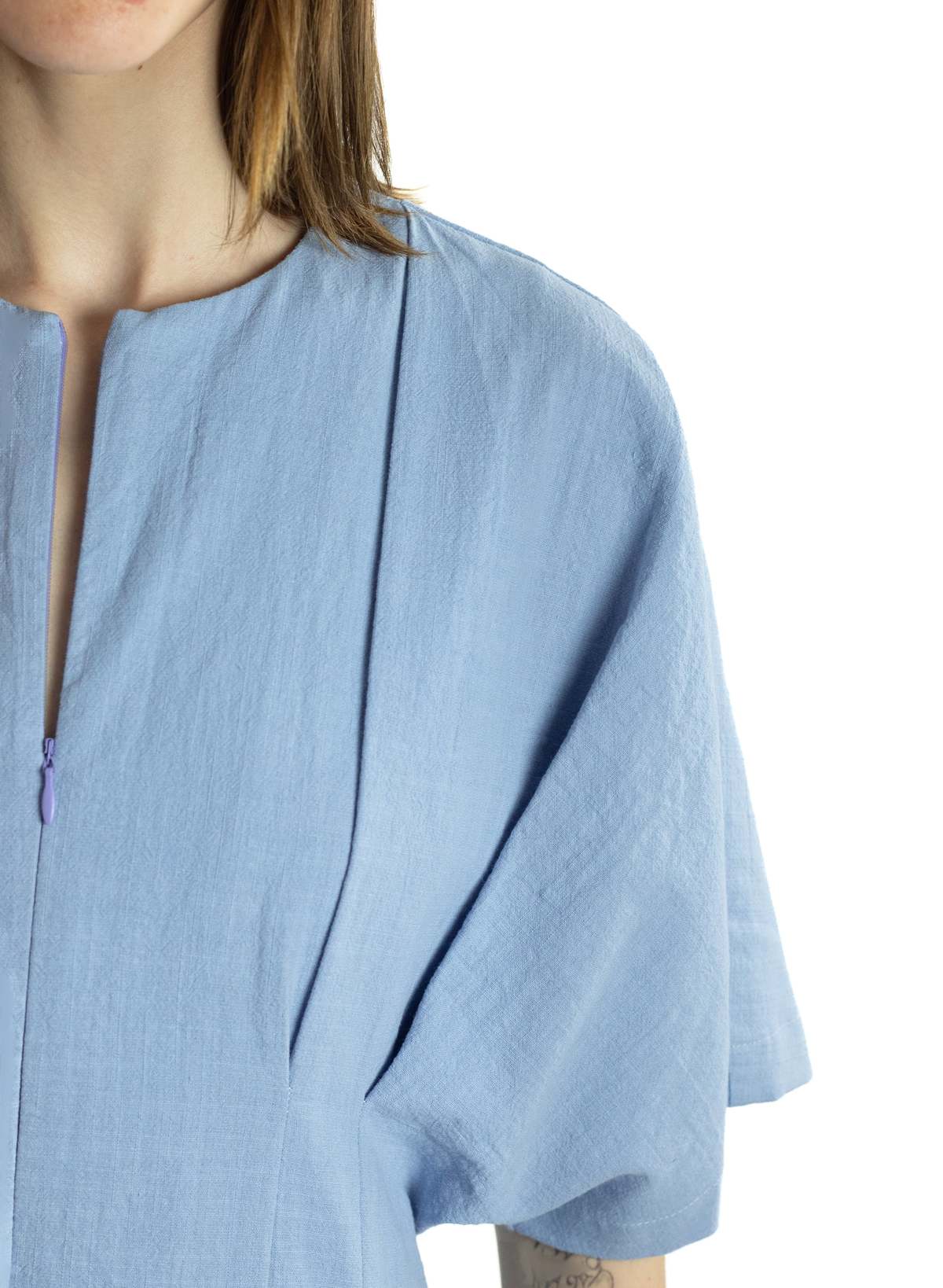 Meg Texada Dress - Periwinkle Blue - Image 4 of 7