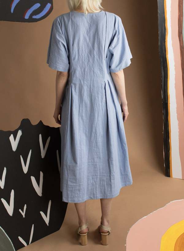 Meg Texada Dress - Periwinkle Blue