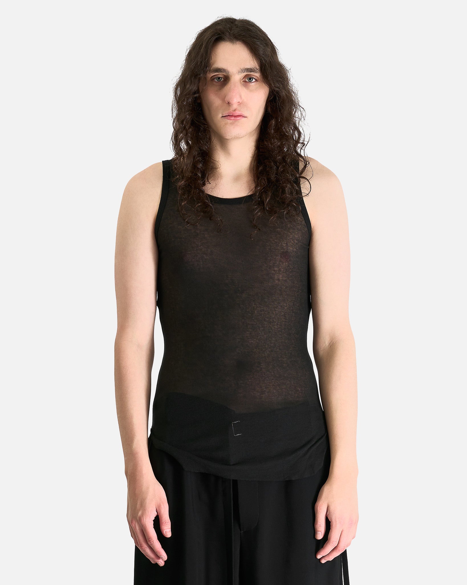 Ann Demeulemeester Boris Wrinkled Crop Tank Top | Garmentory