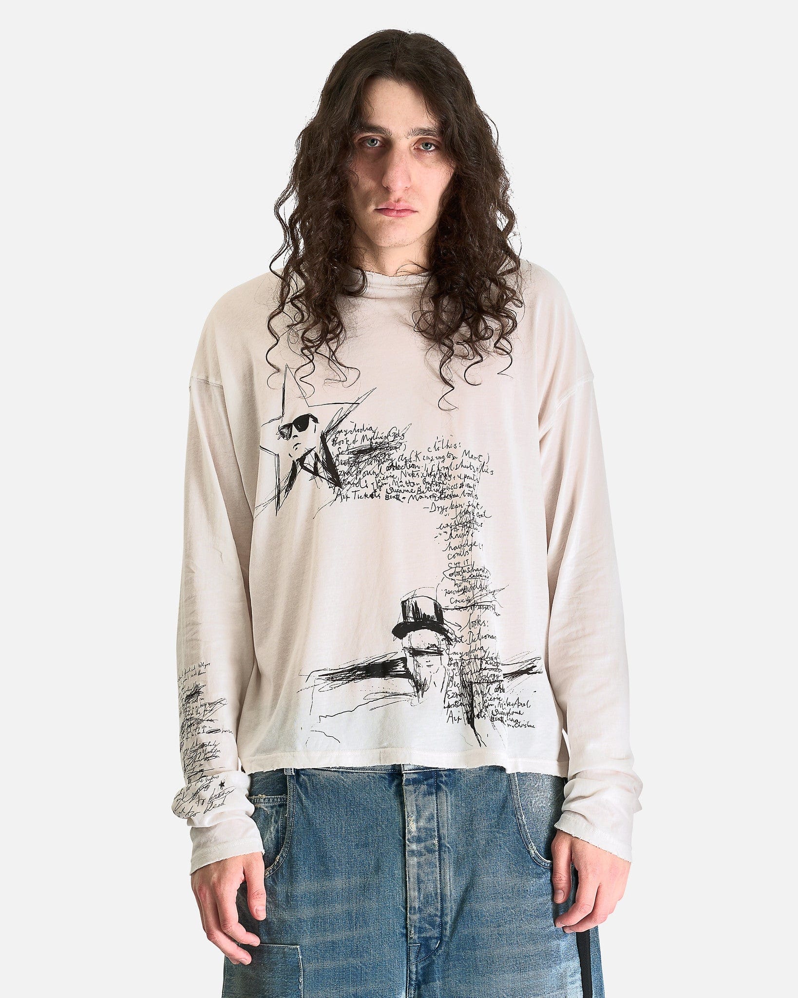 Ann Demeulemeester Emil Relax Fit Boxy T-Shirt | Garmentory