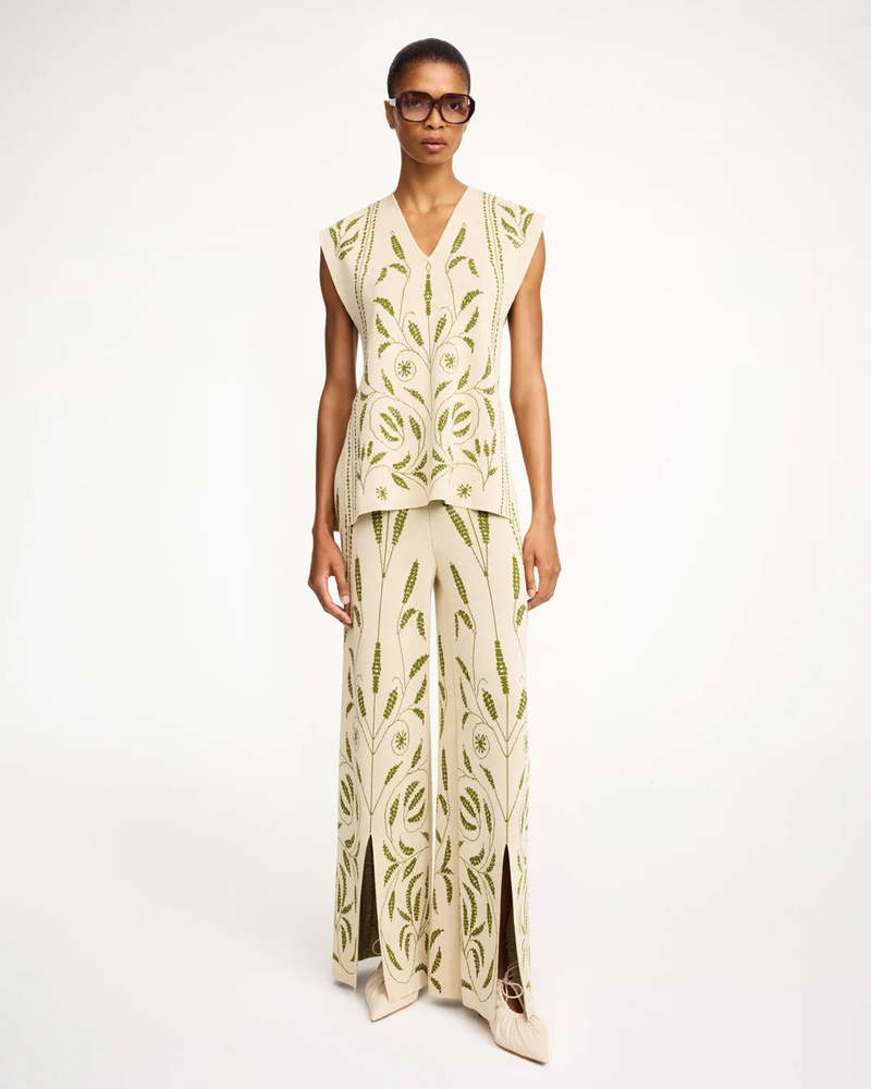 By Malene Birger Jorith Wide-Leg Trouser - Cream By Malene Birger Jorith Wide-Leg Trouser - Cream