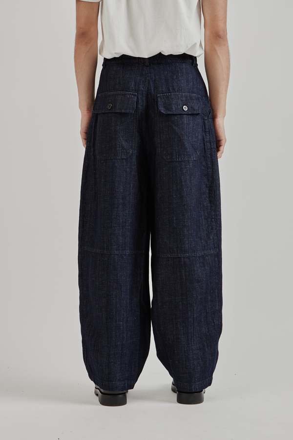 FRIZMWORKS Denim Balloon Pants - Indigo | Garmentory