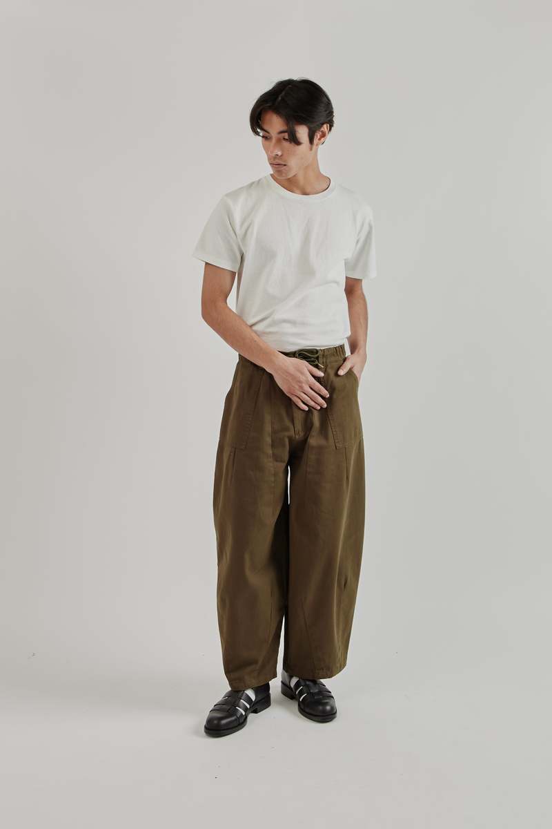 FRIZMWORKS Twill Balloon Pants - Olive | Garmentory