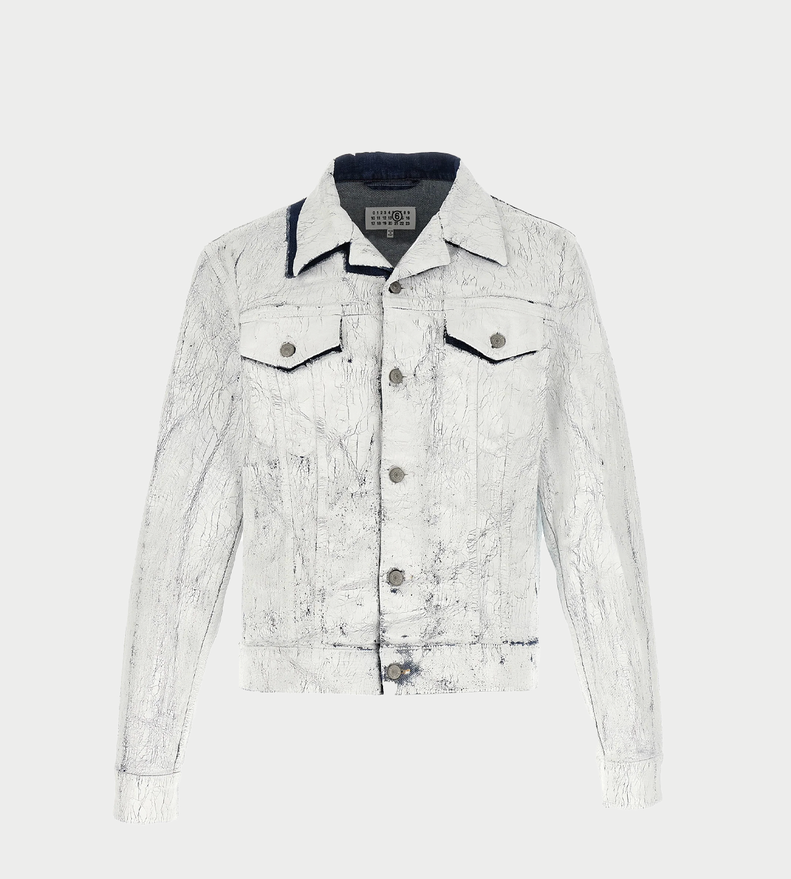 MM6 Maison Margiela Painted Denim Jacket | Garmentory
