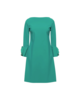 Chiara Boni Acura Uni Bis Jersey Dress - Emeraude - Thumbnail 1