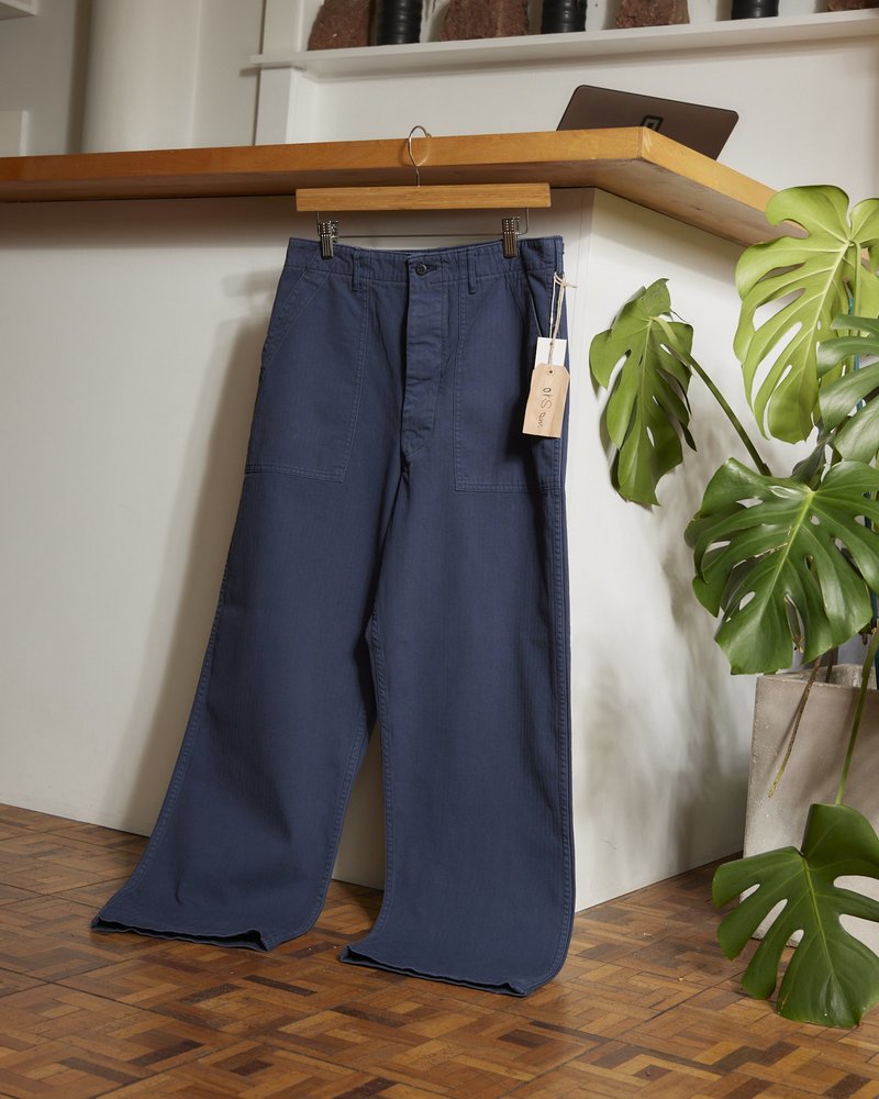 orSlow Summer Fatigue Pants, Black – Glasswing