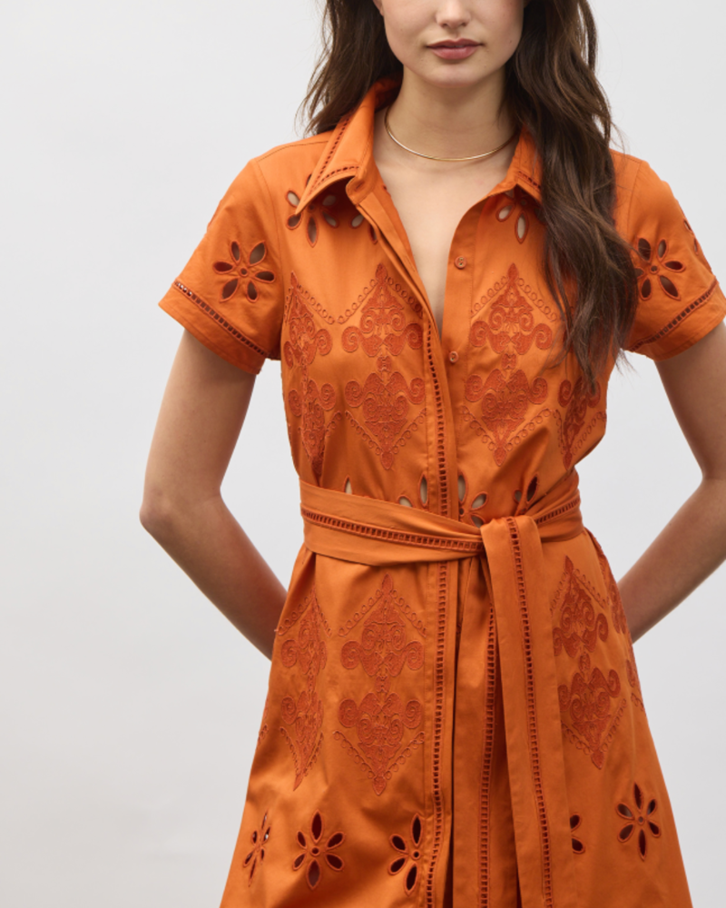 Figue Eva Dress - Burnt Sienna