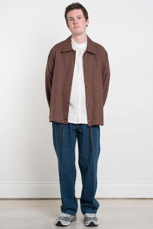mfpen Practice Jacket - Brown Tencel | Garmentory