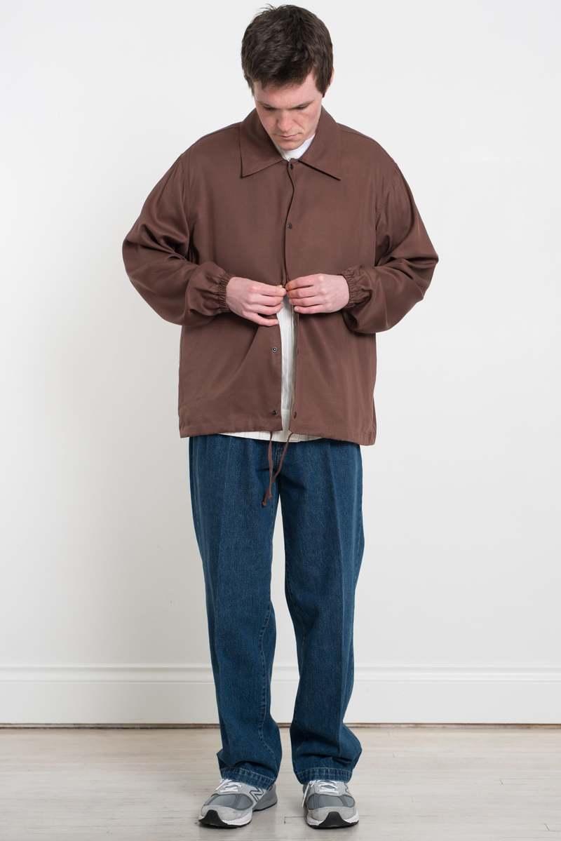 mfpen Practice Jacket - Brown Tencel | Garmentory