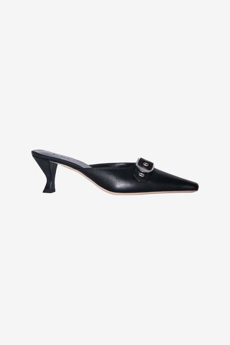 【送料&関税込】BY FAR Vaughn Leather Pointy-toe Slingback BY FAR Vaughn Leather Pointy-Toe Slingback | Garmentory