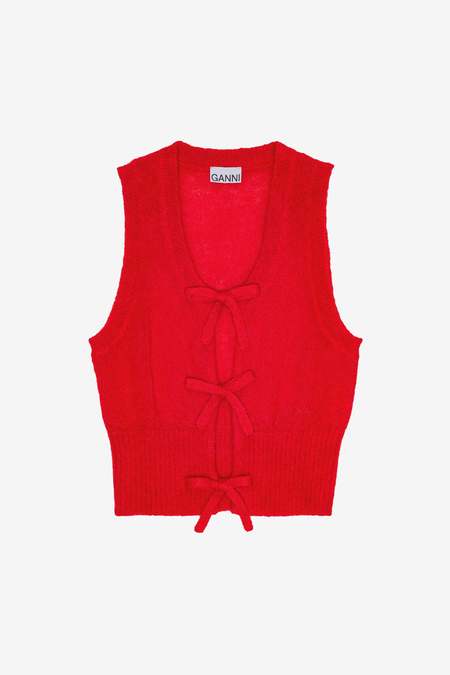 GANNI shiny puff oversized vest ガニー Ganni Shiny Puff Oversized Vest - Buttercream – Goodhood