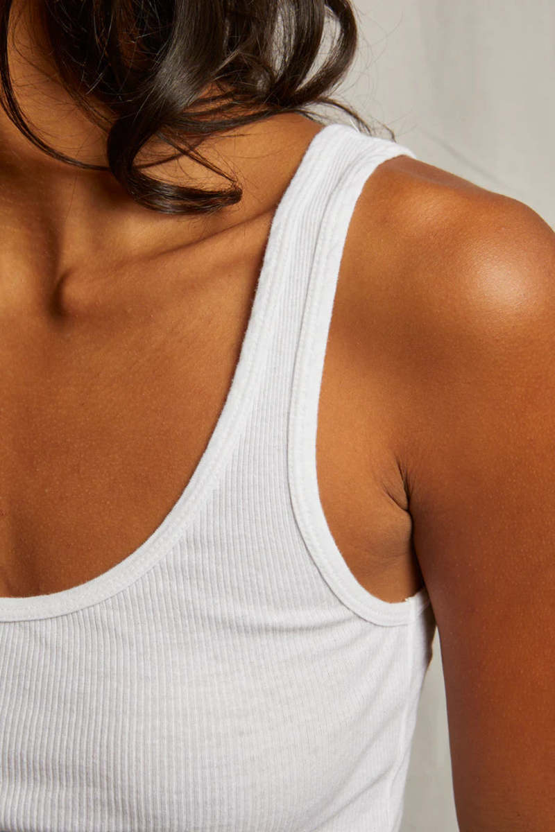Perfect White Tee Mia Fine Rib Tank | Garmentory