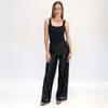 Siyu Lisos Sequin Pants - Black - Thumbnail 1