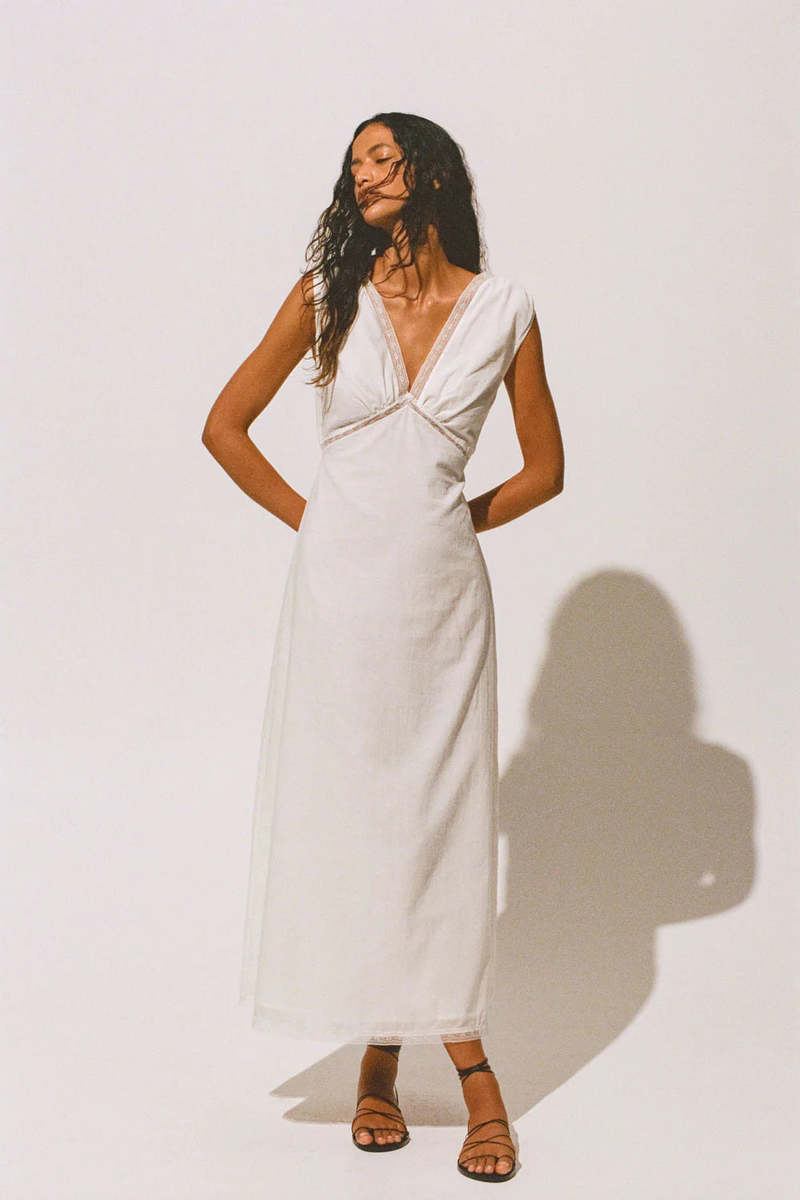 chinese dress ladies Faithfull The Brand Women's Anniken Maxi Dress
