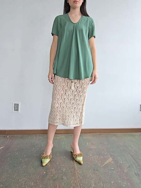 【Zimmermann】PAVILION GATHERED MIDI SKIRT フローラル ミディ Zimmermann Pavilion Gathered Midi Skirt Black Multi Floral