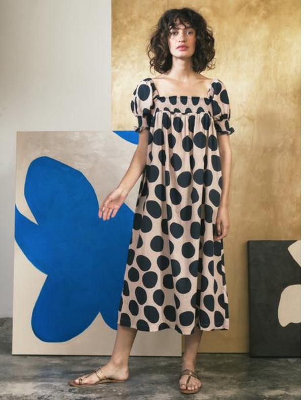 rhode resort maxi dress Rhode Resort Lulu Printed Maxi Dress  White Chocolate Couture