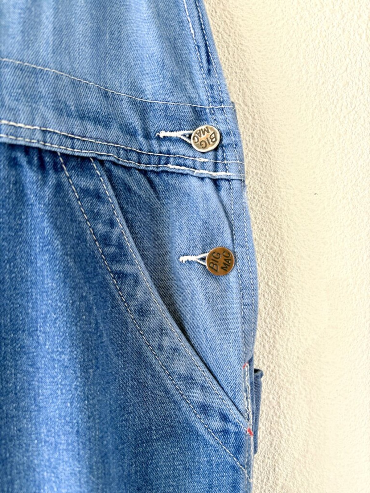 BIG MAC Vintage Denim Overalls - Image 3 of 7