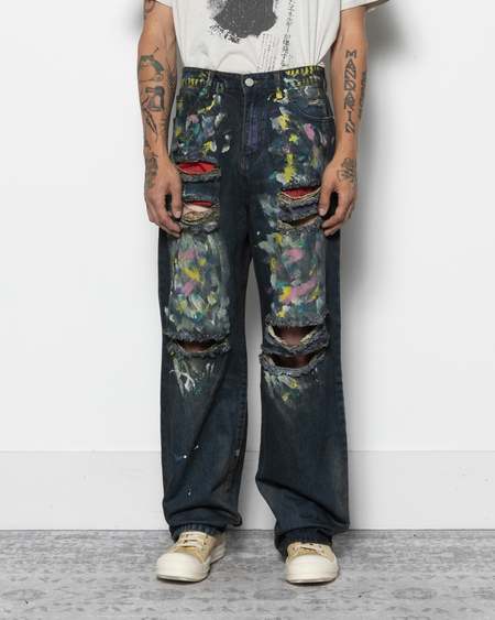 Basketcase Lax Flair Denim - Faded Black | Garmentory