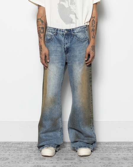 Basketcase Lax Flair Denim - Faded Black | Garmentory