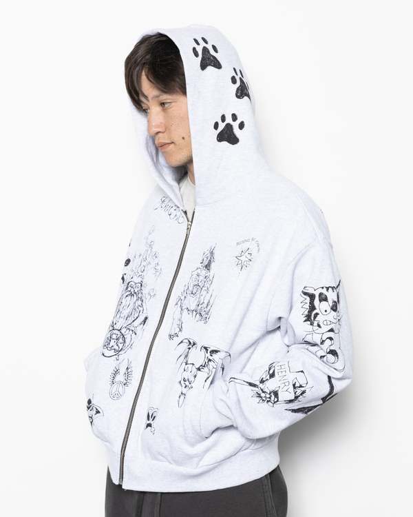 Basketcase Sailor Zip Hoodie | Garmentory