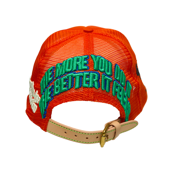 Better With Age 'Next To Sex' Embroidered Cap - Orange | Garmentory
