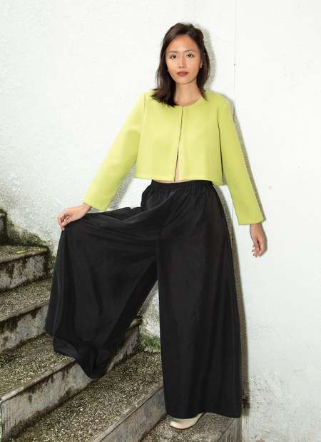 【MOLLIOLLI】KIM REVERSIBLE CARDIGAN JACKET (3COLORS) MOLLIOLLI Kim Reversible Cardigan Jacket - Vanilla | Garmentory
