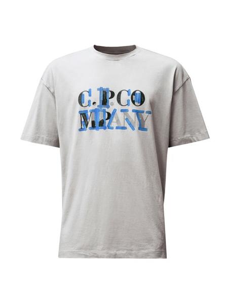 CP COMPANY｜SHORT-SLEEVED ROUND NECK T-SHIRTS (Indigo Je C.P. Company Short Sleeve T-Shirt - Black | Garmentory