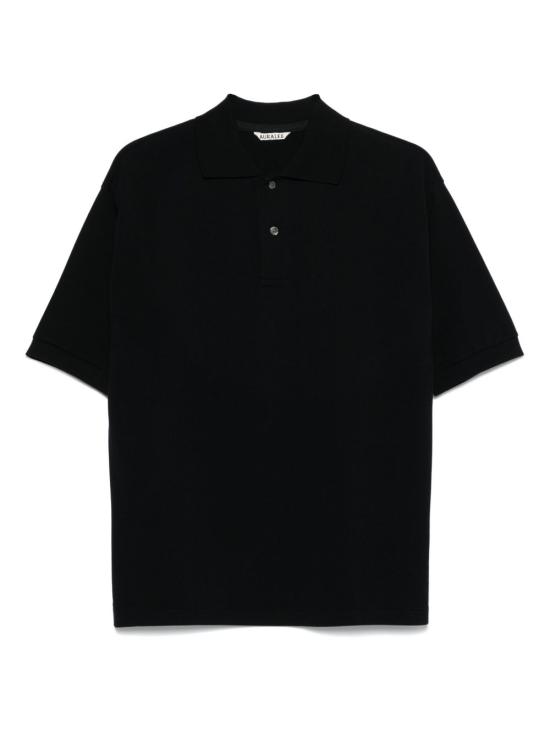 Auraleeオーラリーコットンポロシャツ navy size3タグ付き Auralee Polo Shirt - Dark Navy | Garmentory