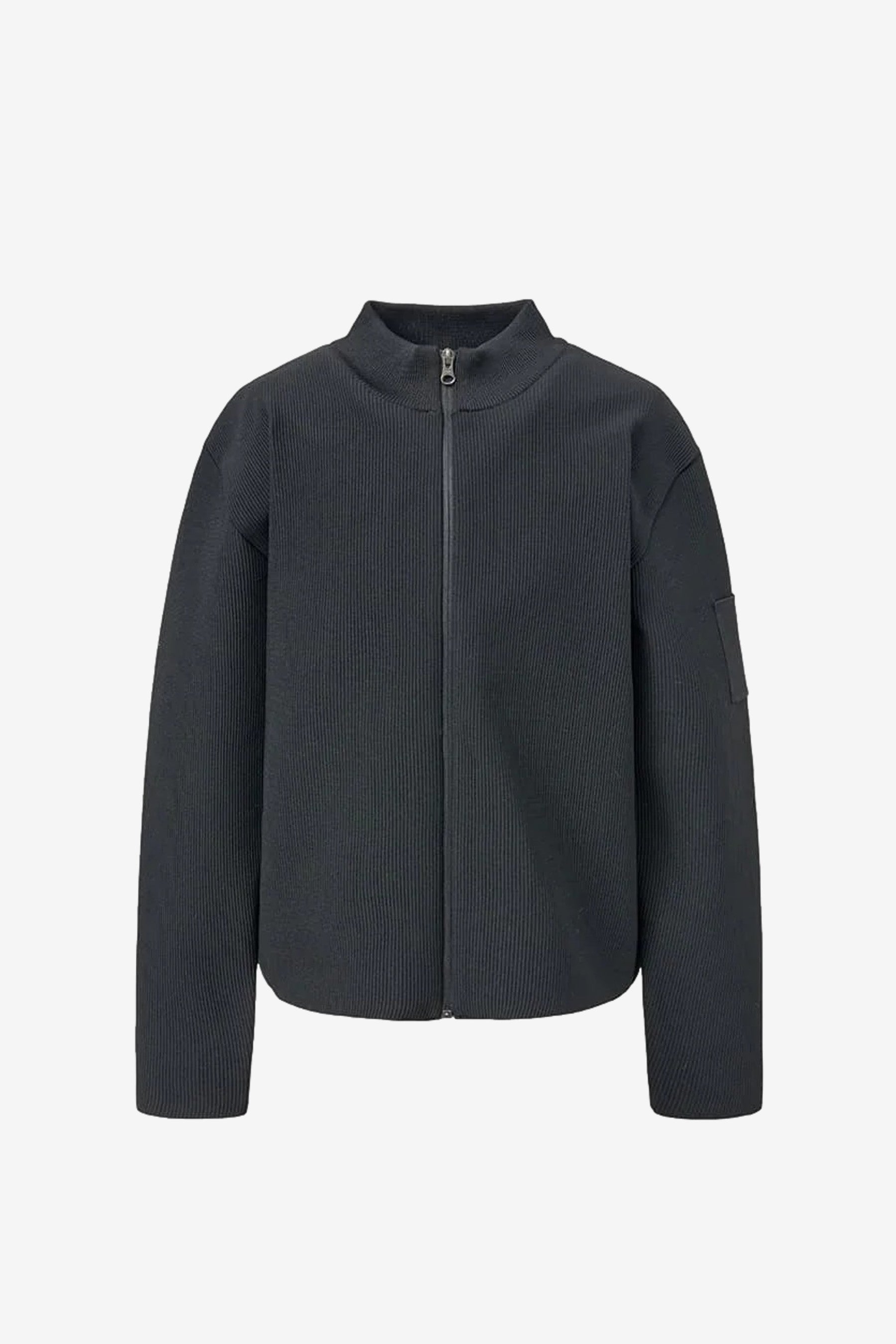 トップス AMOMENTO MOCK NECK ZIP-UP CARDIGAN AMOMENTO Mock Neck Zip-Up Cardigan | Garmentory