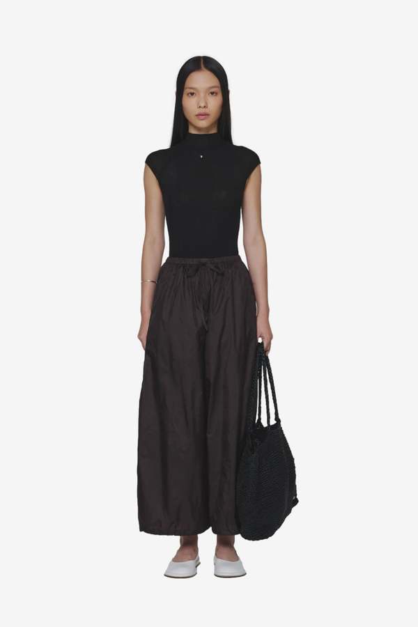 AMOMENTO (アモーメント) shirring culotte pants AMOMENTO shirring culotte pants – Maison ma Manière