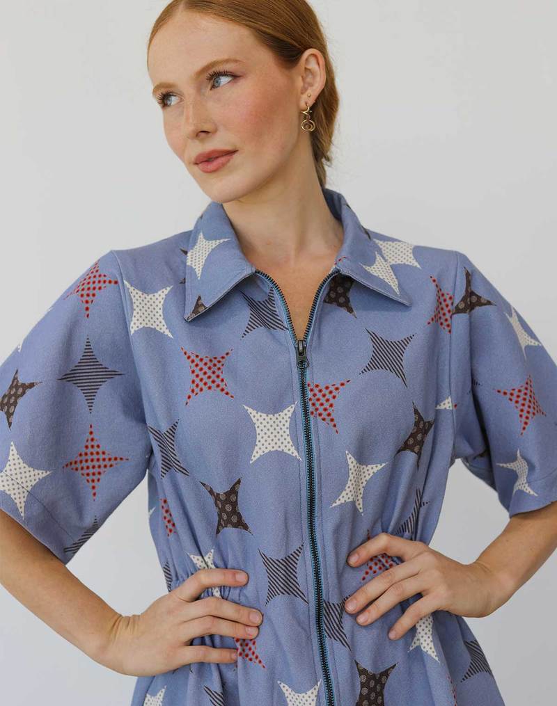 Noble Utility Dress - Sparkle Print