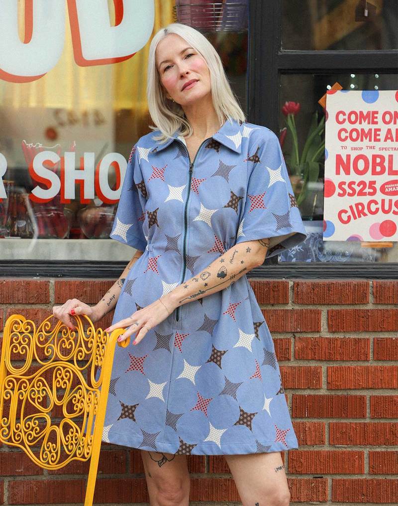 Noble Utility Dress - Sparkle Print