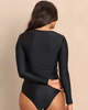 Hakea Kasbah Long Sleeve Sun Swim Top - Black - Thumbnail 5