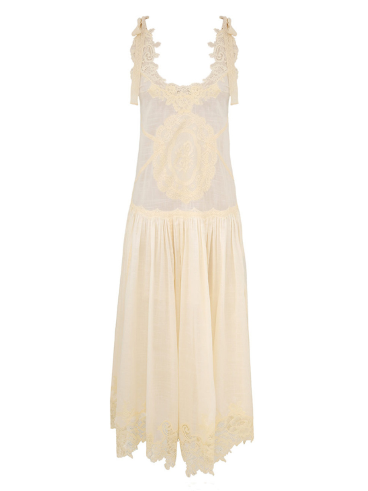 Zimmermann Cascadian Lace Midi Dress | Garmentory