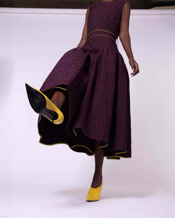 roksanda purple dress Roksanda: Ready-To-Wear SS25
